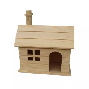 Wooden garden accessories wood bird house