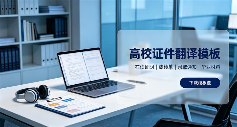 各大高校毕业证翻译模板