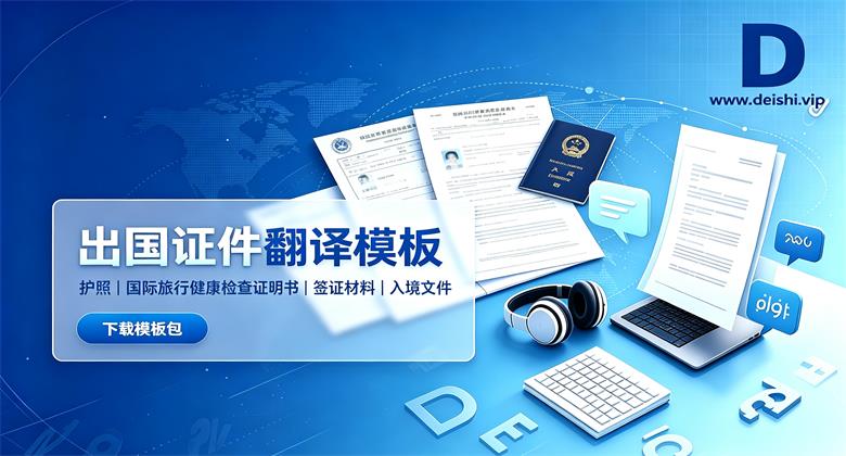 出国证件类英文模板下载